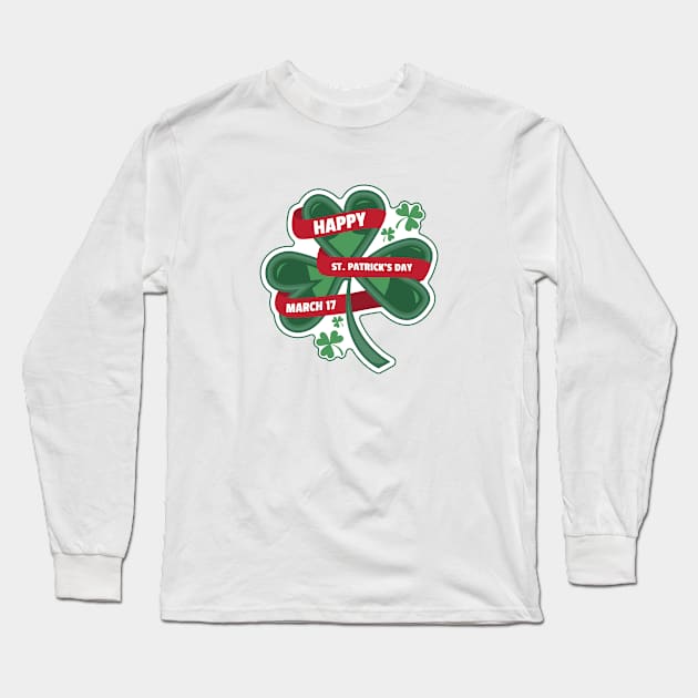 Happy St.Patricks's Day Long Sleeve T-Shirt by kindacoolbutnotreally